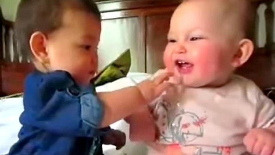 Children with pleasure